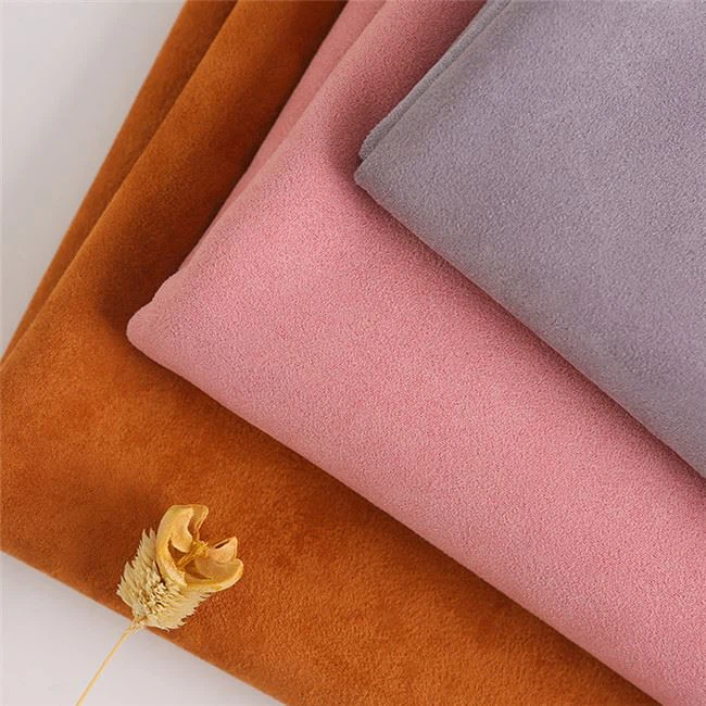 colors of texture suede fabric