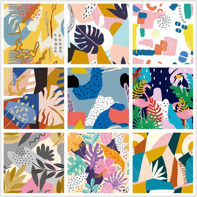 Printed linen cushion designs