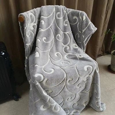 Print night glow flannel fleece blanket (1)