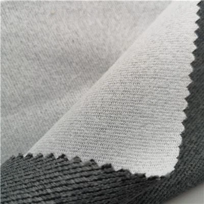 back of solid color linen fabric