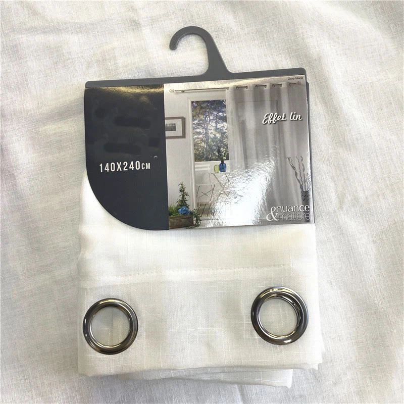 Linen curtains