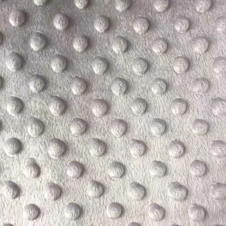 Light Grey Dimple Fleece Fabric