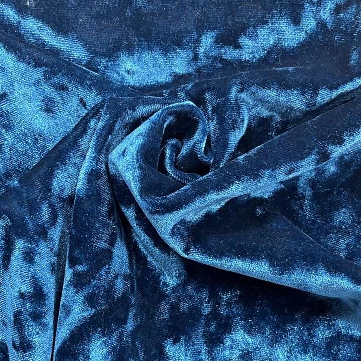Crushed Stretch Velvet Fabric