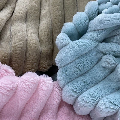 Stripe fleece fabric Stripe fleece fabric