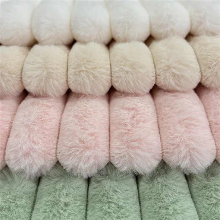 스트라이프 샤기 원단